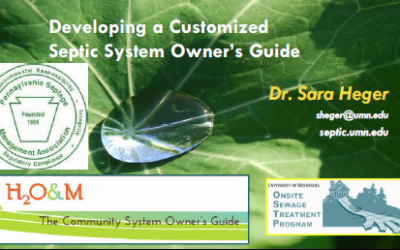 Developing a Septic System Owners Guide